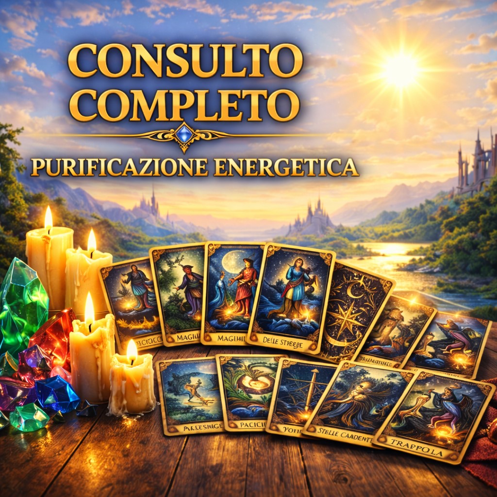consulto completo con purificazione energetica